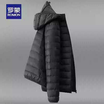 Romon 羅蒙 輕薄款男士羽絨服 立領/連帽多色可選