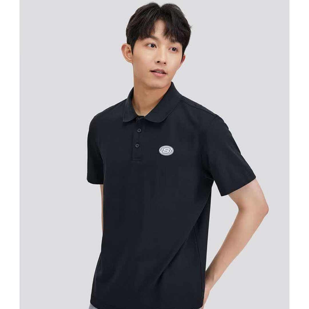 plus會員、首購：斯凱奇 男士高棉涼感Polo