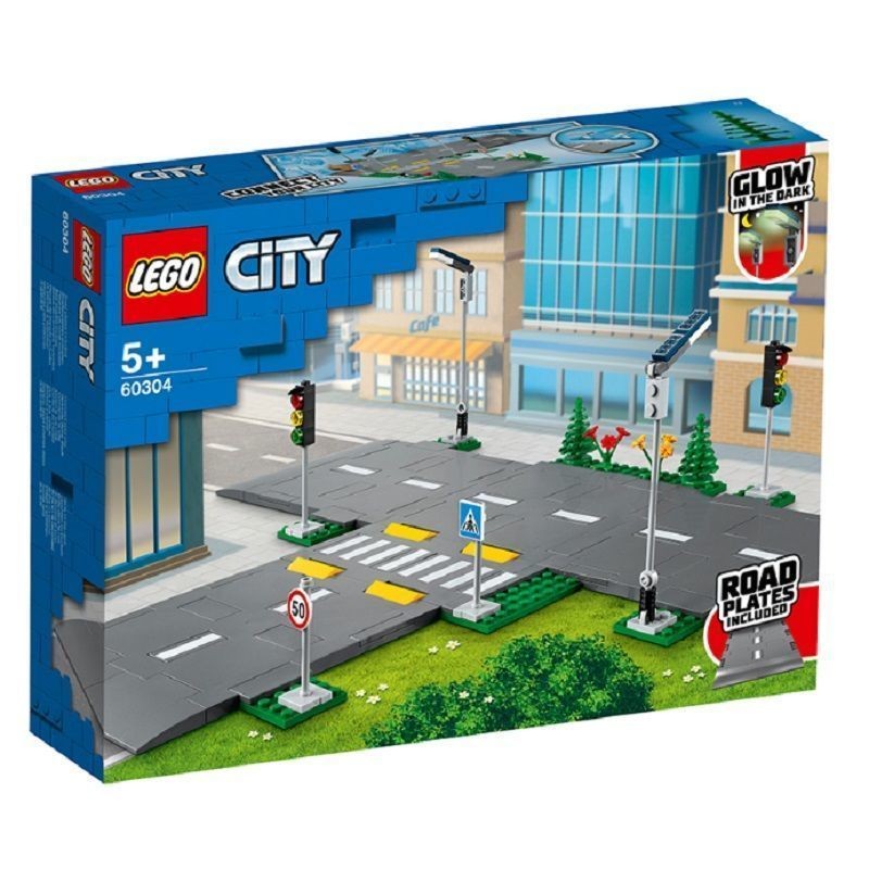 LEGO 樂高 City城市系列 60304 帶交通燈的十字路口