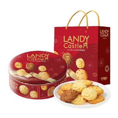 88VIP：好吃點(diǎn) 曲奇餅干藍(lán)蒂堡整罐 375g