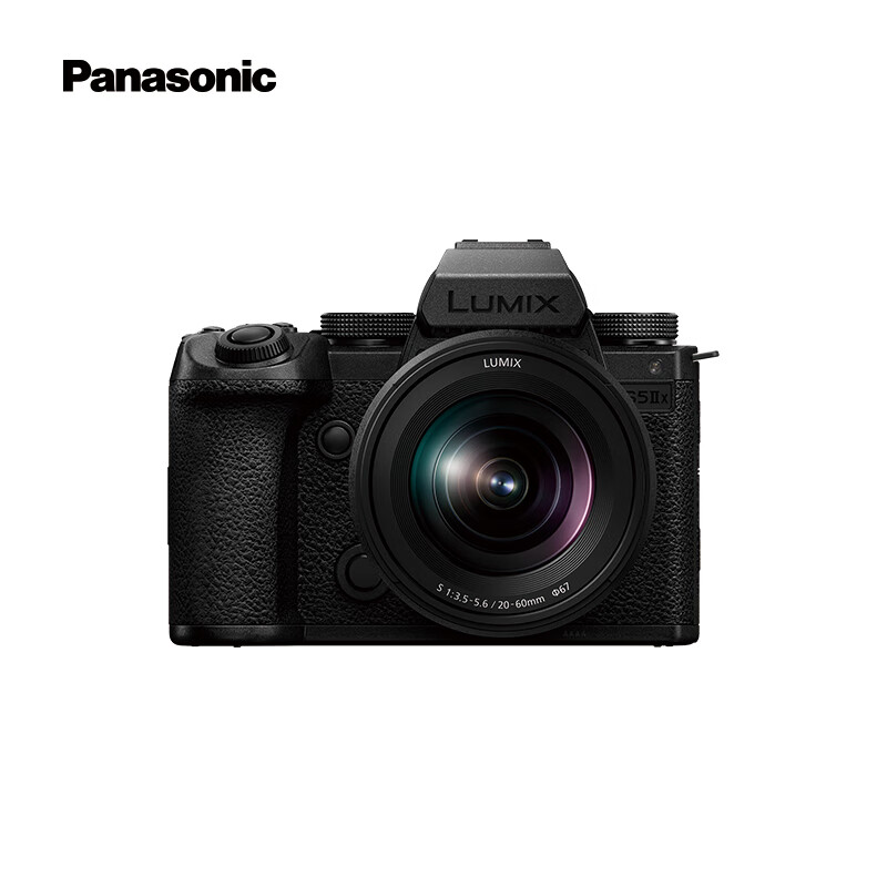 松下 Panasonic LUMIX S5M2XK 全畫幅 微單相機(jī) 黑色 S 20-60mm F3.5-5.6 單頭套機(jī)