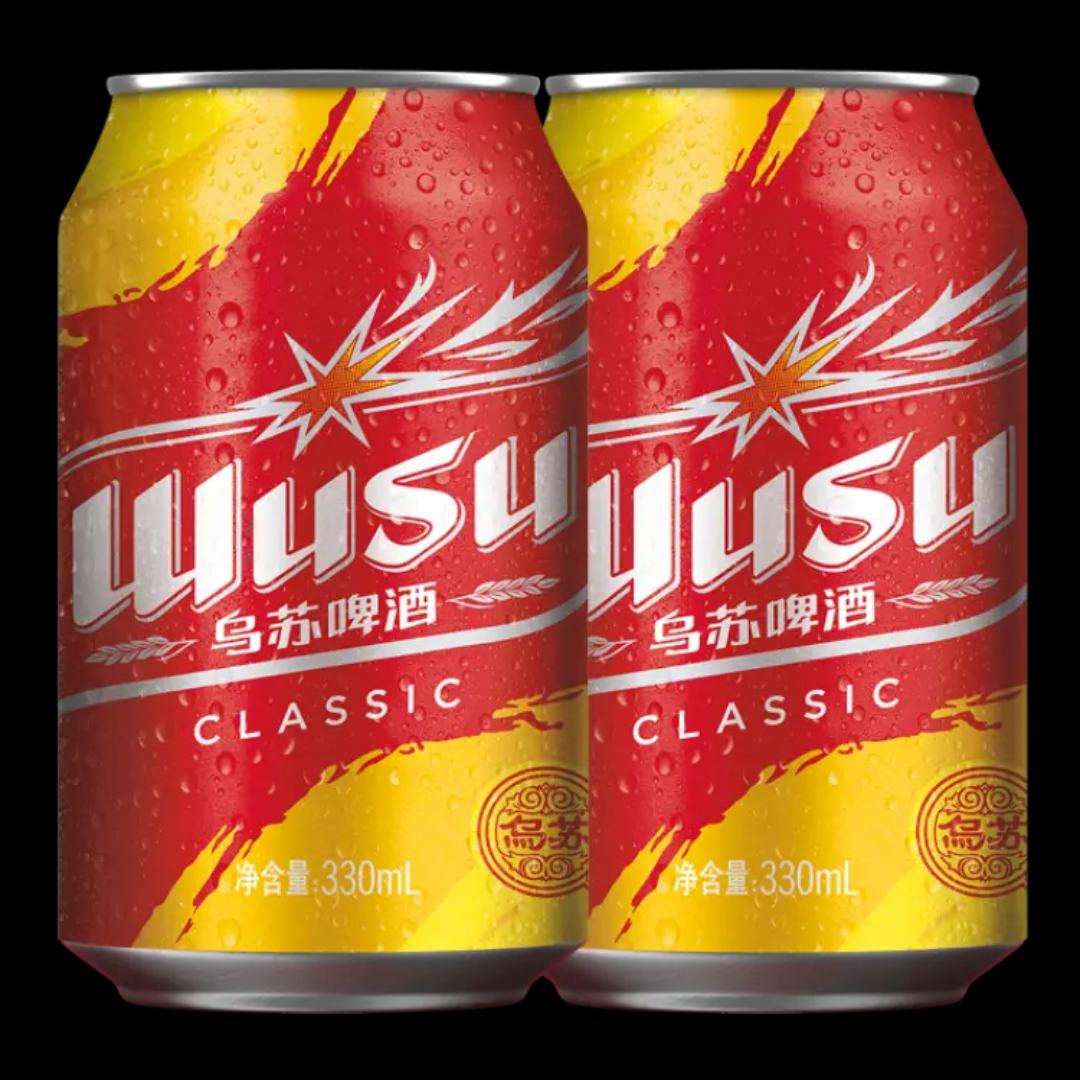 烏蘇啤酒 經典紅烏蘇烈性啤酒330ml*2罐裝