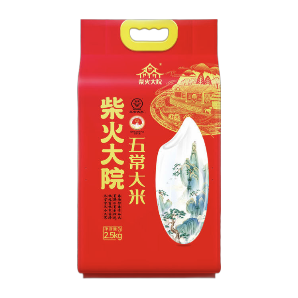柴火大院 五常大米 2.5kg*4袋