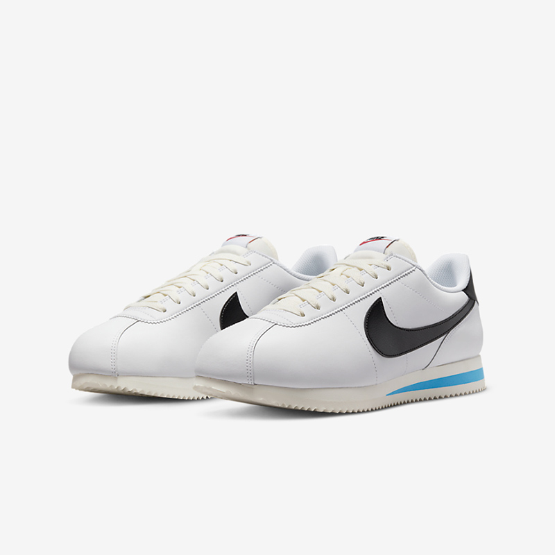88VIP會員：NIKE 耐克 男鞋春秋新款Cortez黑白藍復古運動鞋休閑鞋 DM4044-100