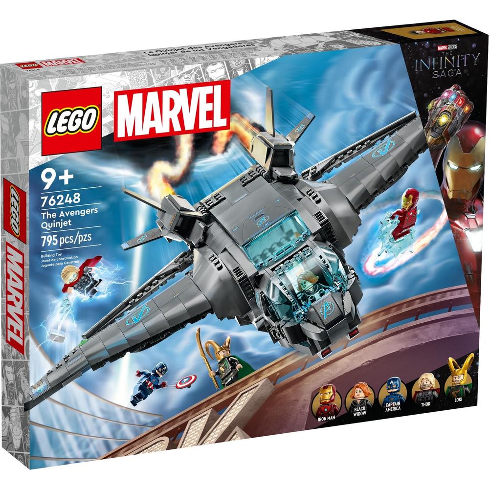 LEGO 樂高 Marvel漫威超級英雄系列 76248 復(fù)仇者聯(lián)盟昆式戰(zhàn)機