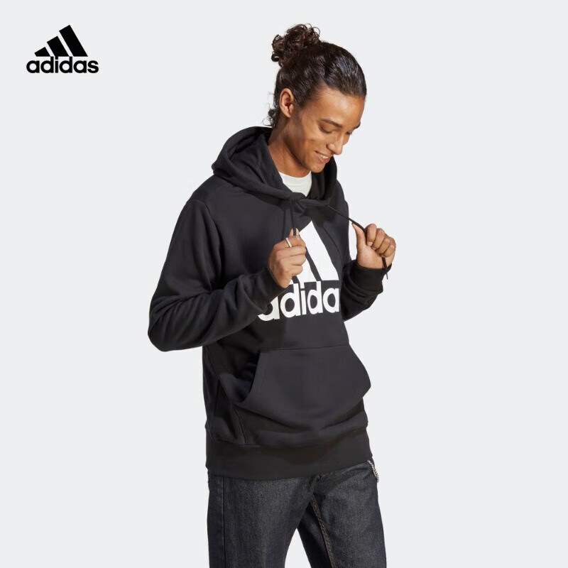 adidas 阿迪達斯 男子 運動系列M BL FT HD運動 套頭衫 IC9363 L碼