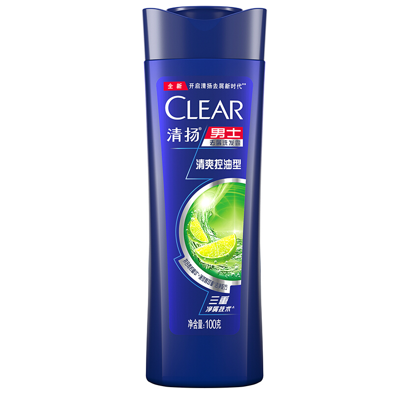 CLEAR 清揚 男士去屑洗發露 清爽控油型 100g