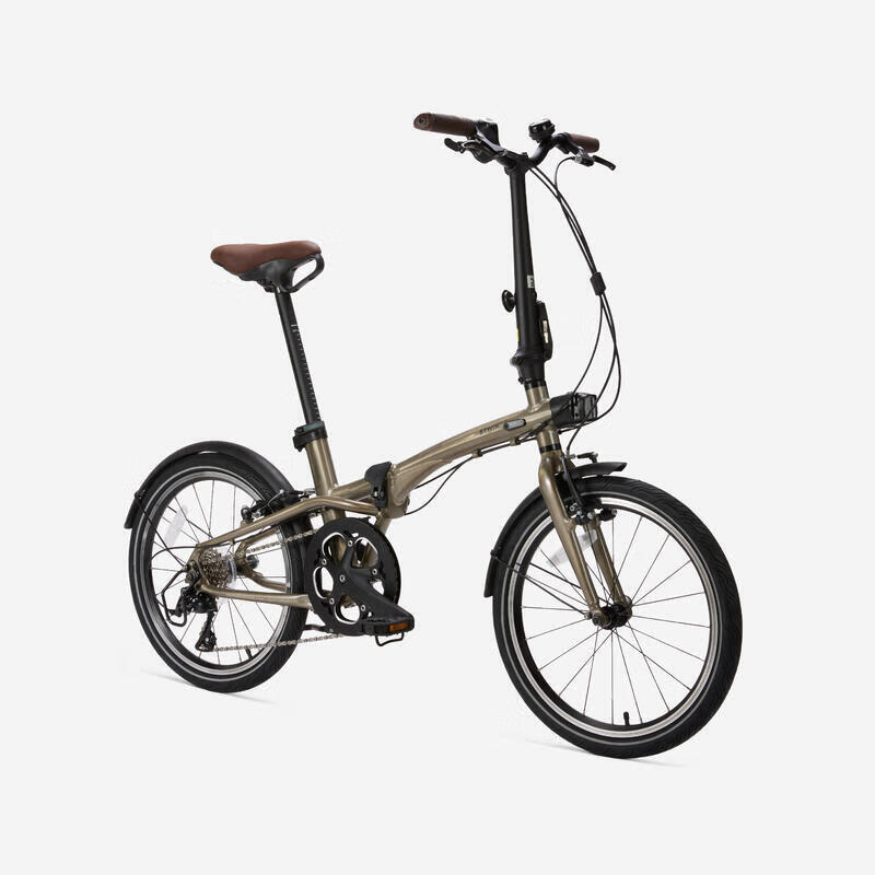 迪卡儂 DECATHLON 自行車Fold560折疊車20寸9速鋁架單車-4872245