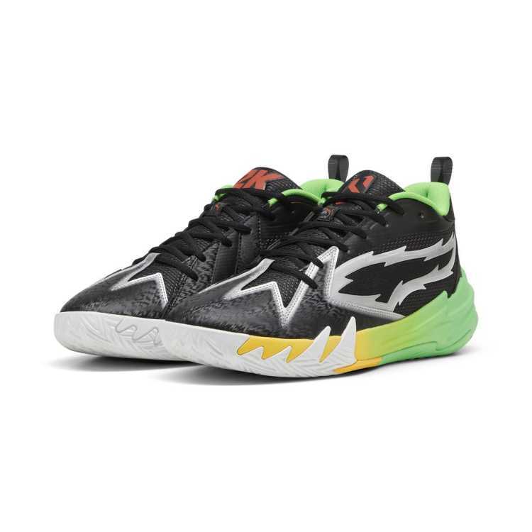 10點：彪馬 Scoot 1 Zeros 減震耐磨低幫籃球鞋黑綠