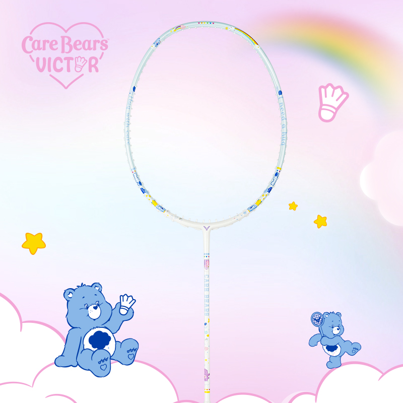 88VIP會員：VICTOR 威克多 勝利羽毛球拍Care Bears愛心熊聯(lián)名ARS-CBC入門拍