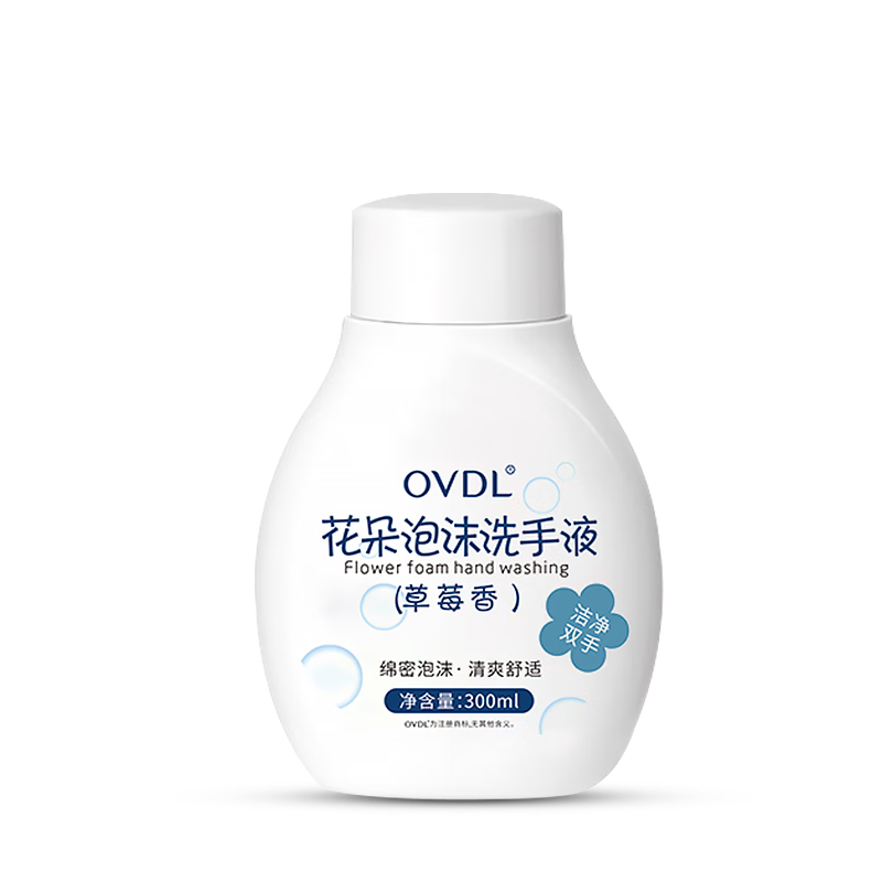 PLUS會員、需首單：OVDL 花朵泡泡洗手液補充液 300ml