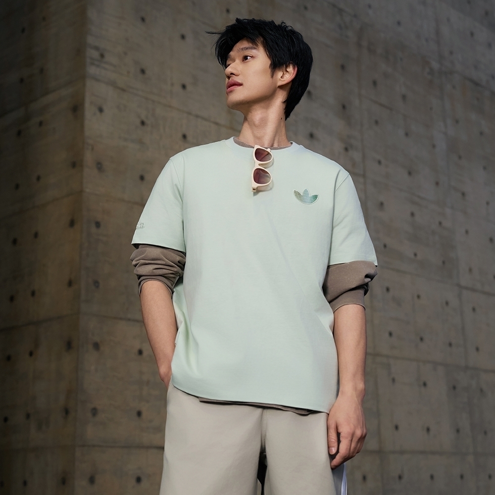 adidas 阿迪達斯 三葉草男運動T恤IK8683