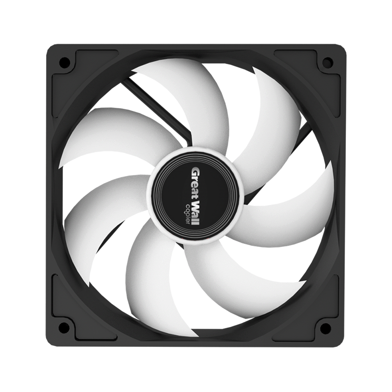 長城（Great Wall）吉祥X120電腦機箱風扇（12cm/簡約無光/大4pin供電/耐用軸承）