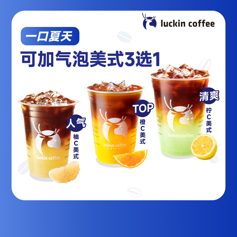 瑞幸咖啡 話(huà)梅氣泡美式 大杯 15天有效 限自提