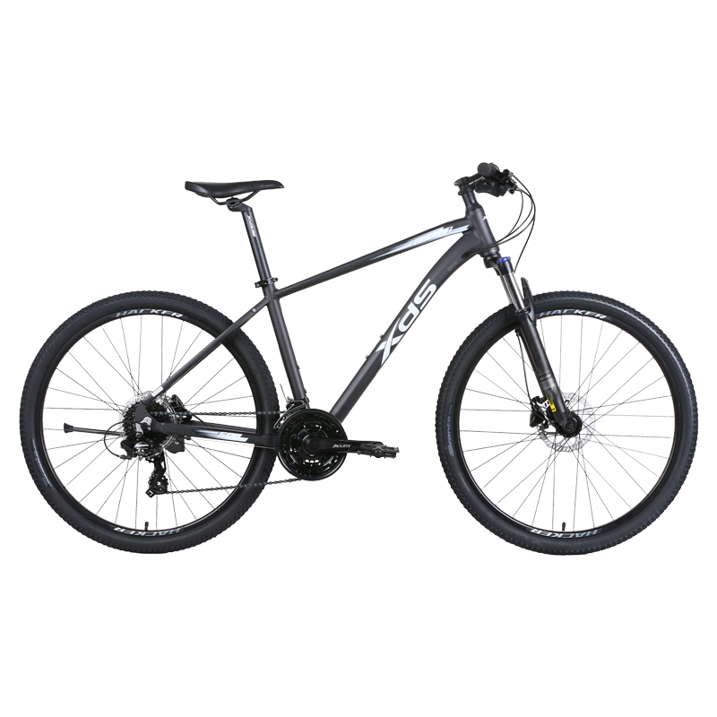 喜德盛（xds）山地自行車黑客500鋁合金車架24速油碟單車27.5輪徑深灰白17寸
