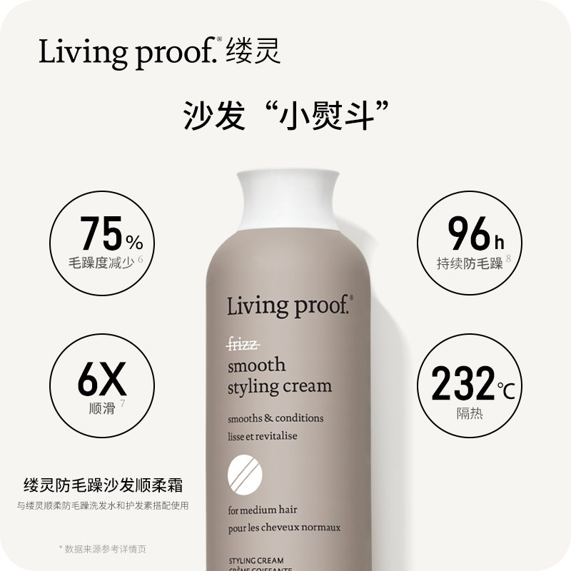 LIVING PROOF 臨期25年7月LivingProof縷靈防毛躁沙發順柔霜30ml*2
