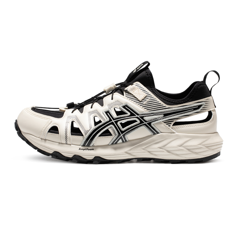 ASICS 亞瑟士 運動休閑鞋男鞋女鞋透氣涼鞋百搭復古舒適 GEL-SONOMA SE 灰色/黑色