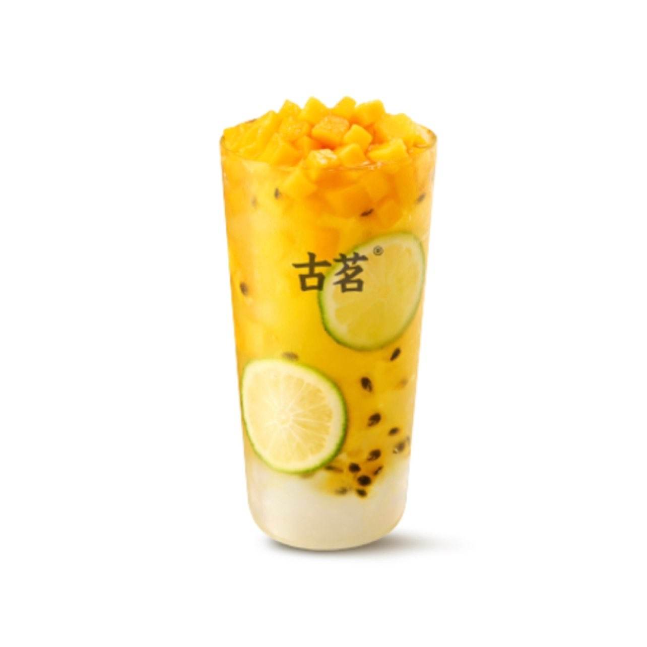微信端：GOOD ME 古茗 果茶-百香芒芒冰柚茶（大）1杯
