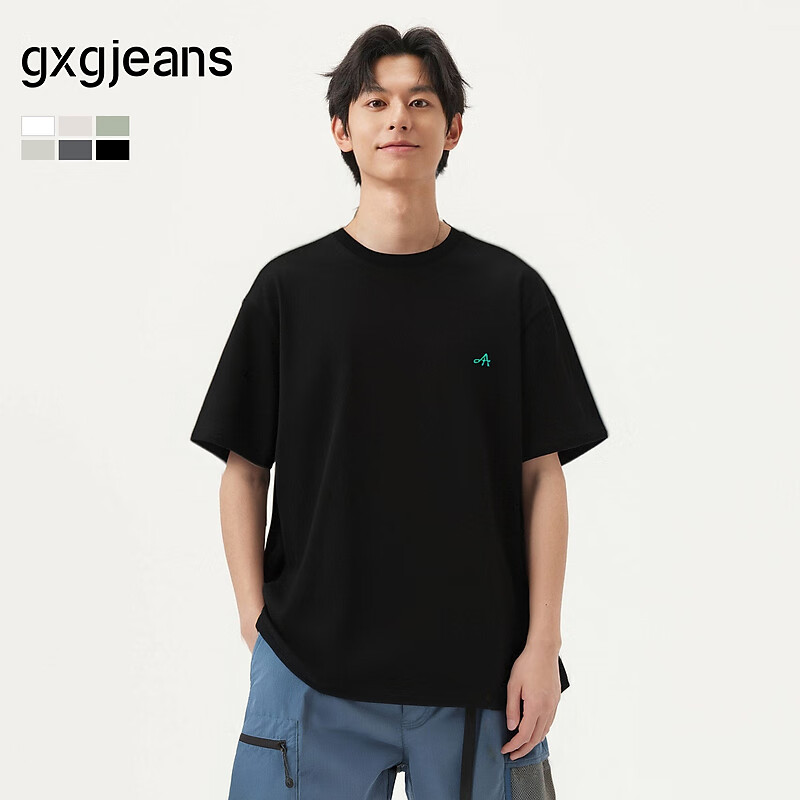 gxgjeans 超值神車！多色字母繡花短袖T恤 多色可選