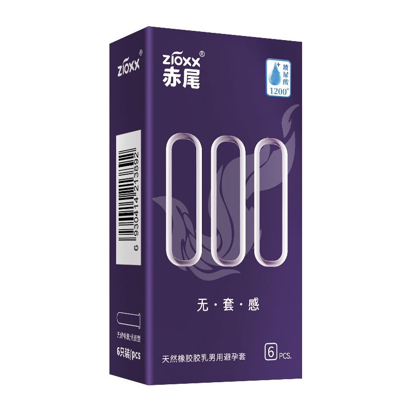 88VIP會員：赤尾 zioxx 000系列 無套感安全套 6只