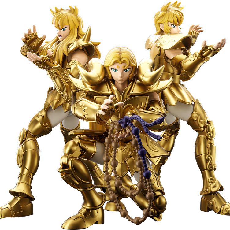 圣斗士星矢 3只組合裝(白羊座·穆+獅子座·艾歐里亞+天蝎座·米羅)*3件