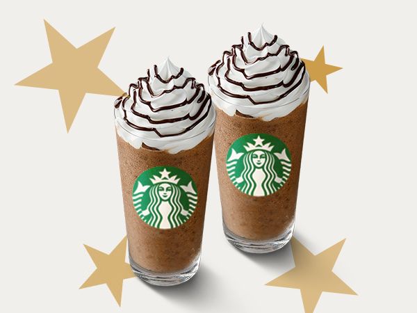 美團外賣 星巴克 雙杯摩卡可可碎片星冰樂（大杯）兌換券·1張 多店可用