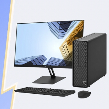 國家補貼、PLUS會員：惠普 星Box臺式電腦商務(wù)辦公臺式機 (14代i5 16G 512G+1T雙硬盤 注冊五年上門)23.8英寸