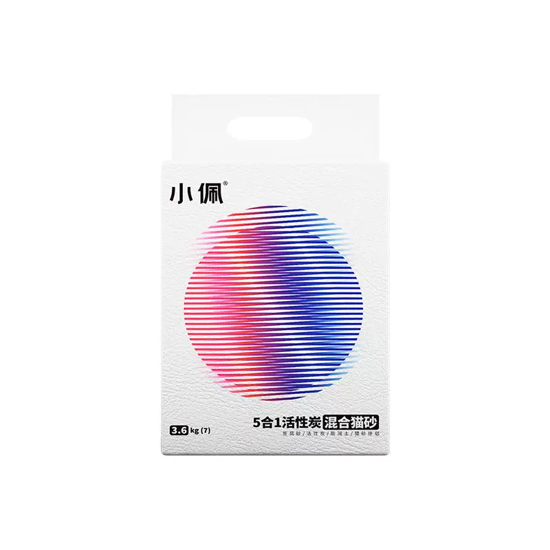 小佩 5合1活性炭混合貓砂