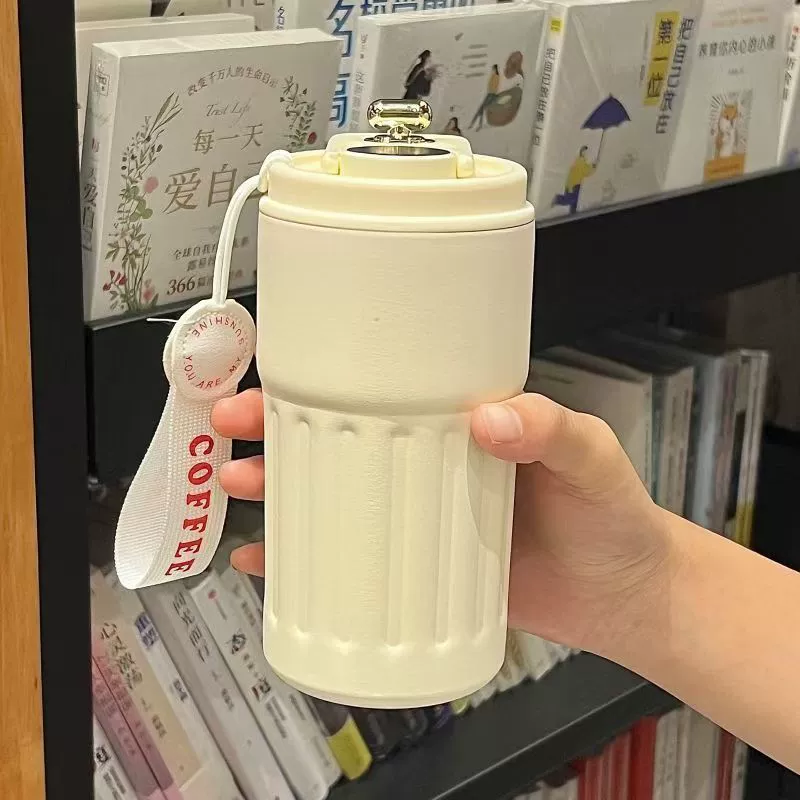 多色可選 316不銹鋼溫顯保溫杯450ml