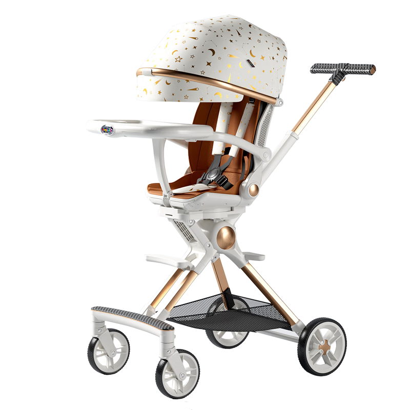 普洛可（PLAYKIDS） 遛娃神器 X7-3 雙向高景觀可坐可躺睡輕便