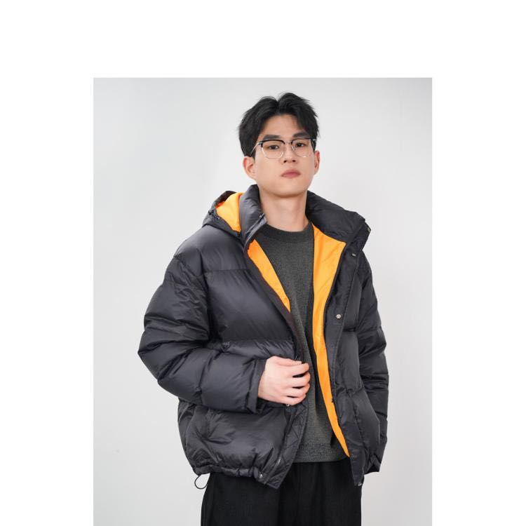 GXG 男士連帽保暖加厚鴨絨羽絨服 GED1Y200844000