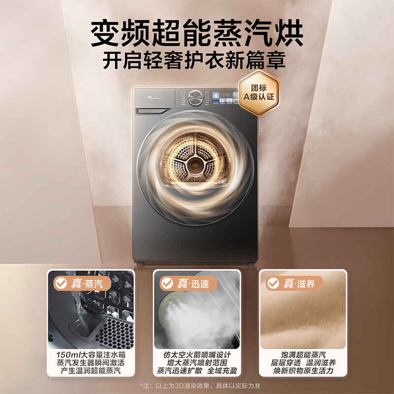 京東PLUS：小天鵝 小烏梅2.0系列 TG100RVICPRO+TH100HS83PRO 洗烘套裝
