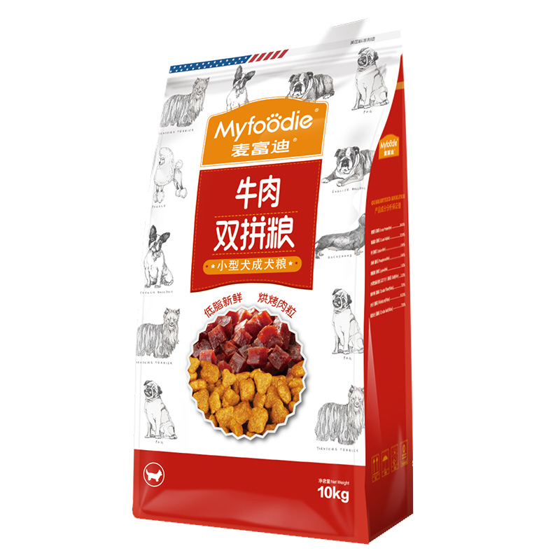 麥富迪 牛肉雙拼小型犬成犬狗糧