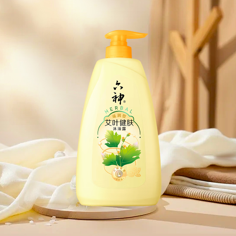 88VIP會(huì)員：六神 艾葉健膚滋潤(rùn)沐浴露滋潤(rùn)保濕舒爽留香潤(rùn)膚1L