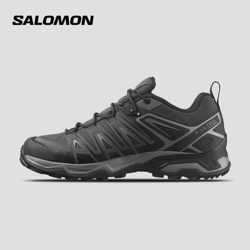 salomon 薩洛蒙 男款 戶外運動防水透氣舒適徒步鞋 X Ultra Pioneer CSWP 墨黑色 472078 9.5 (44)