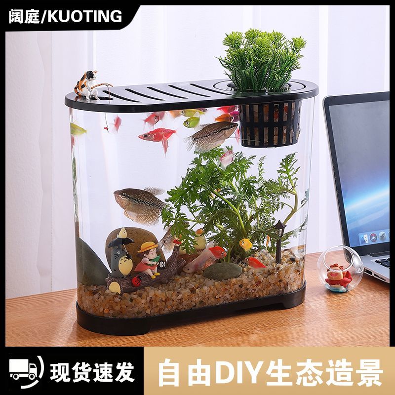 百億補貼：桌面魚缸 31*15*16cm