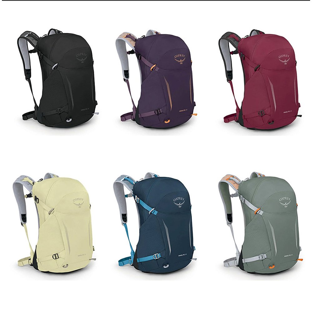 OSPREY 小鷹戶外背包 HIKELITE 駭客系列戶外登山包 配防雨罩雙肩包 26L 藍(lán)色 O/S