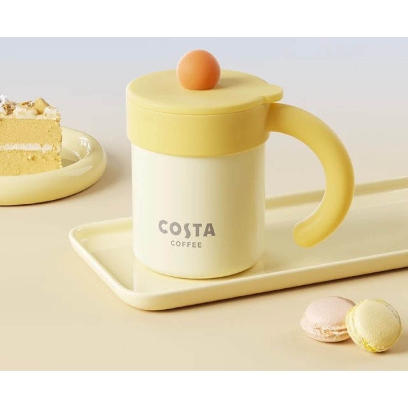 再降價、88VIP:COSTA 咖世家 316不銹鋼保溫杯400ml 芒芒布丁