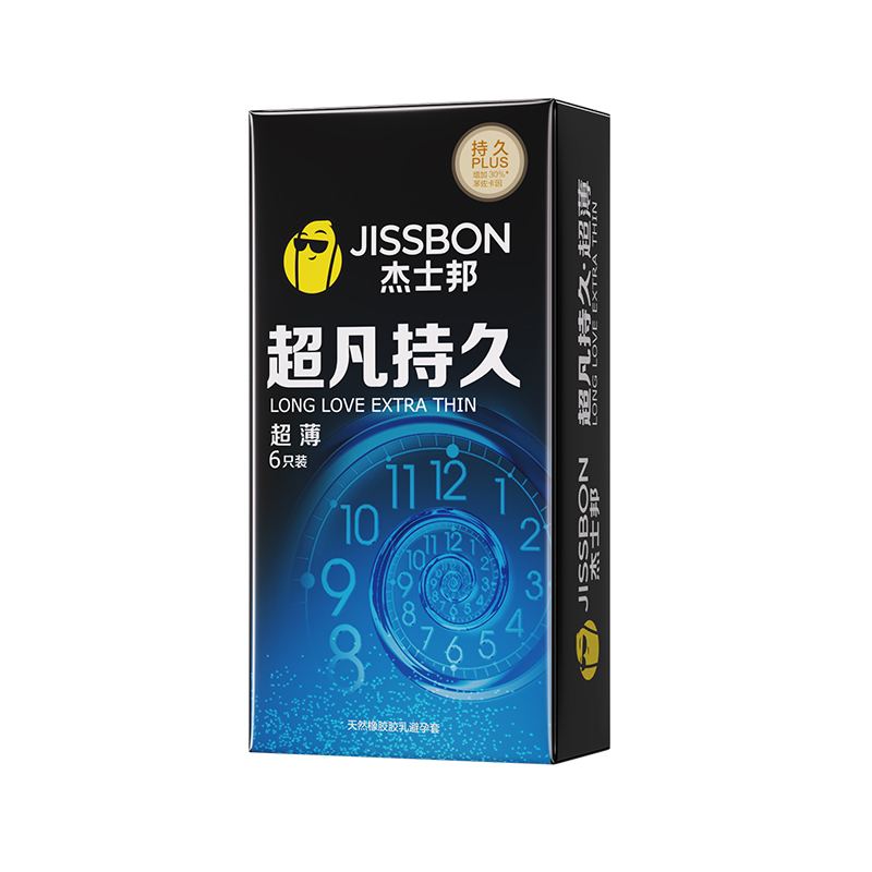 88VIP會員：jissbon 杰士邦 超凡持久升級款 安全套 6只裝