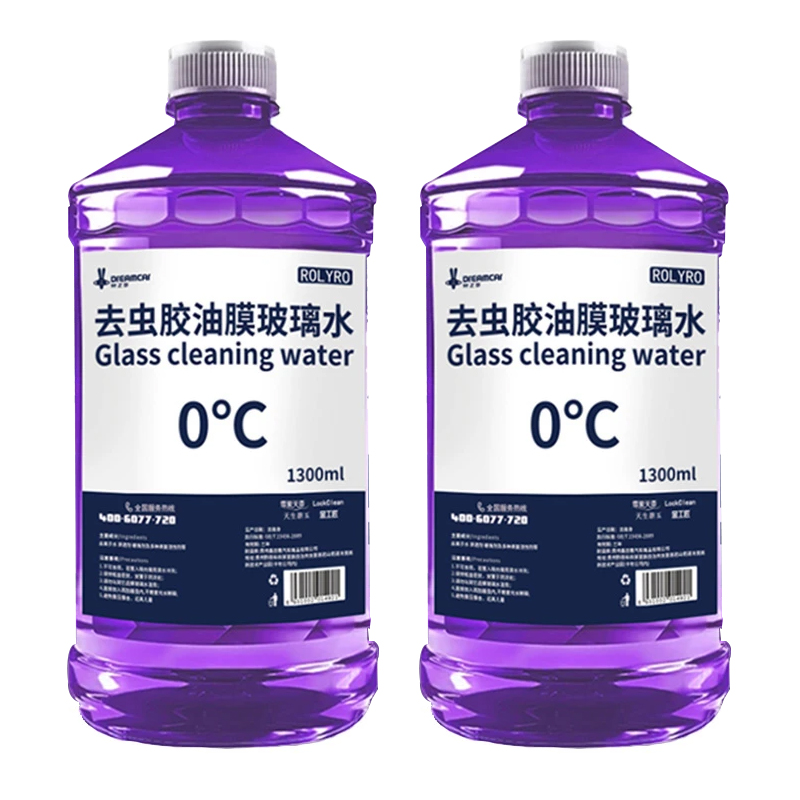 軒之夢 DREAMCAR 去蟲膠油膜玻璃水 0度 1300ml*2瓶