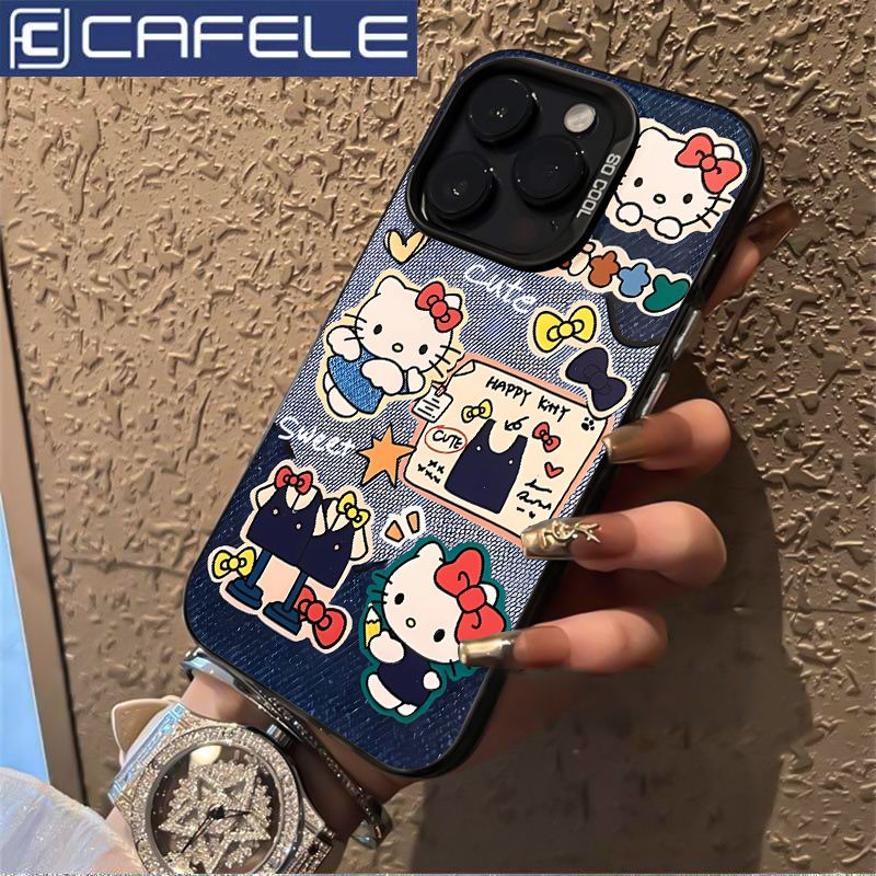 CAFELE 卡斐樂 適用彩銀小米14手機(jī)殼13PRO/12SULTRA/11牛仔貓咪10青春/11x防摔