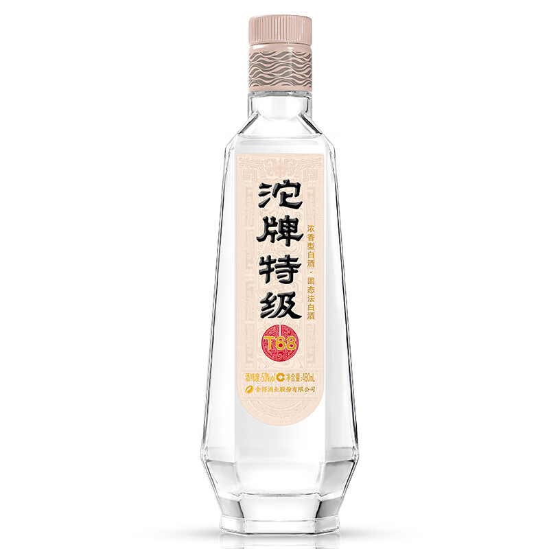 沱牌 特級T68 50%vol 濃香型白酒 480ml 單瓶裝
