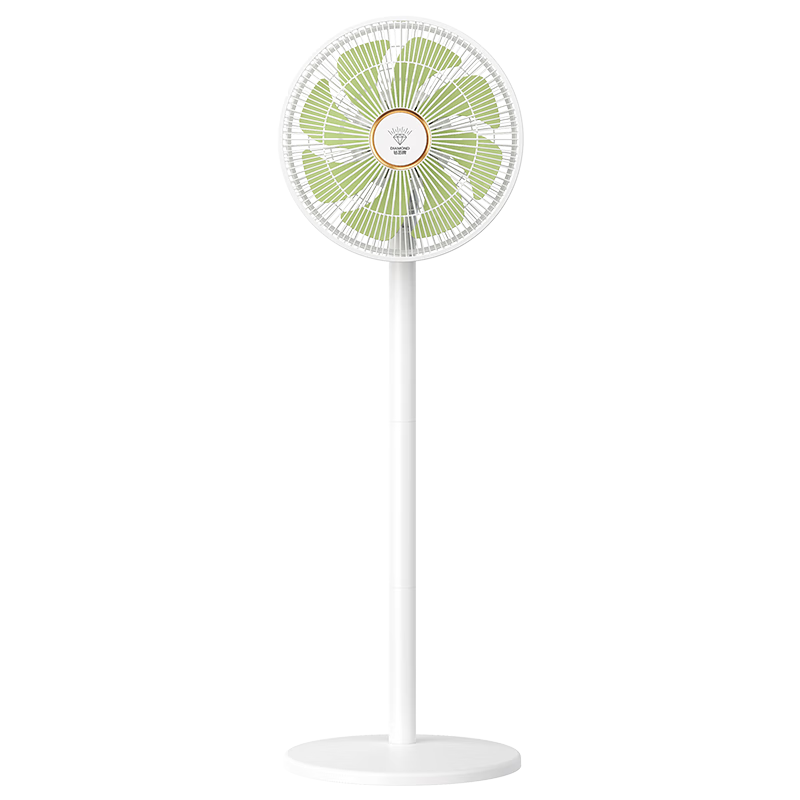 Plus、鉆石牌 電風扇【1級能效+直流變頻+純銅電機】臺地兩用搖頭扇大風量輕音臥室客廳空調伴侶DFS-ZBM08