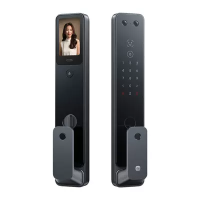 小米智能門鎖2Pro 全自動指紋大屏貓眼人臉識別家用防盜鎖智能鎖