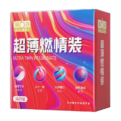 88VIP: 第6感超薄大顆粒避孕套36只×1盒