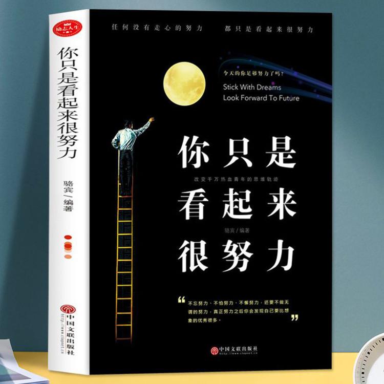 你只是看起來很努力青春勵志書籍你不努力誰也給不了你想要的生活