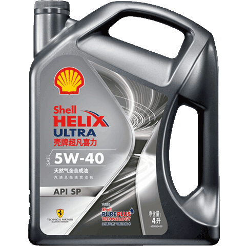 再降價、plus會員：殼牌 機油全合成機油5w-40(5w40) API SP級 4L 都市光影版灰殼