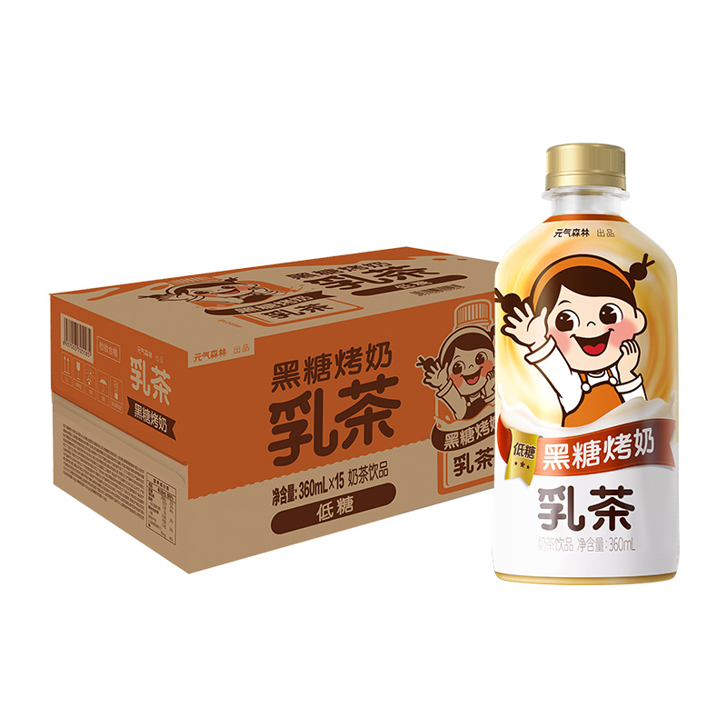 元氣森林 《蛋仔派對》乳茶 360ml*15瓶