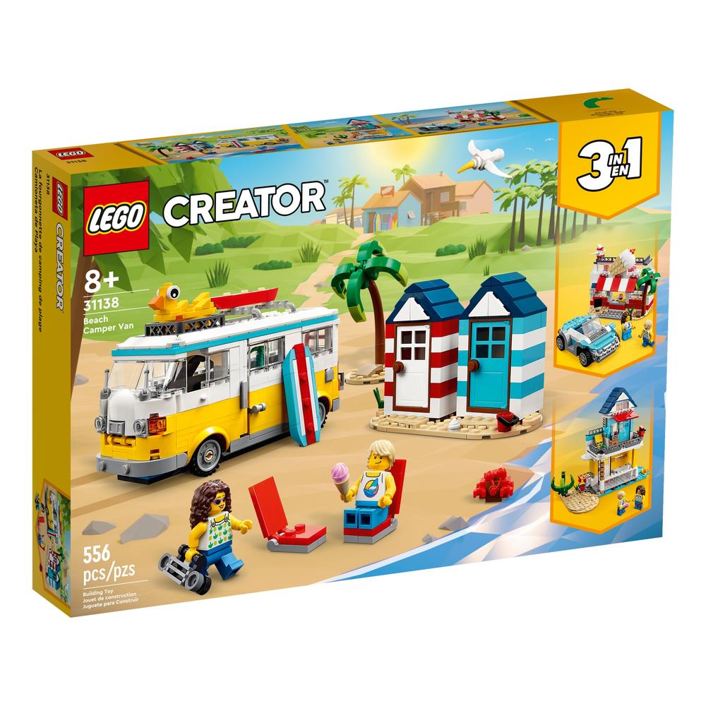 LEGO 樂高 Creator3合1創意百變系列 31138 海灘野營車