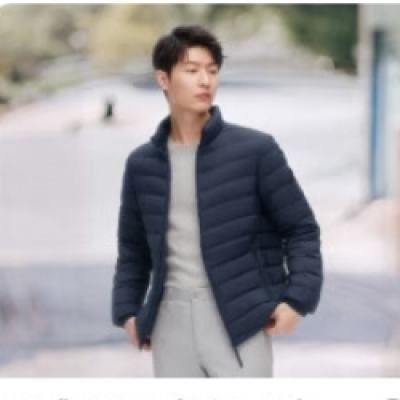 plus會員：波司登 輕薄羽絨服90絨三防面料立領外套B40131005